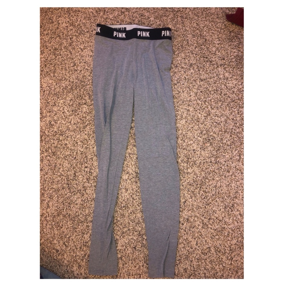 grey PINK leggings